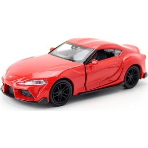 1:36 Toyota Supra Pull Back Car Diecast Car Metal Model Toy Vehicle Car Model Kids Car V206