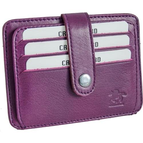 Lederax Fashion Genuine Leather Card Wallets Men Credit Card Holders Women Credit Card Holders