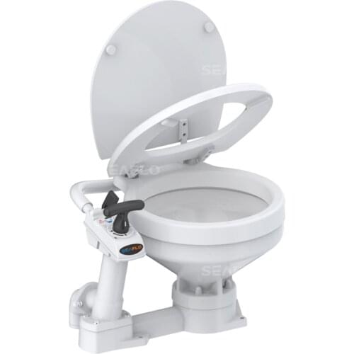 SEAFLO Marine Boat Yacht Manually Operated Marine Toilet S490 x 445 x 430 mm FMTM-01
