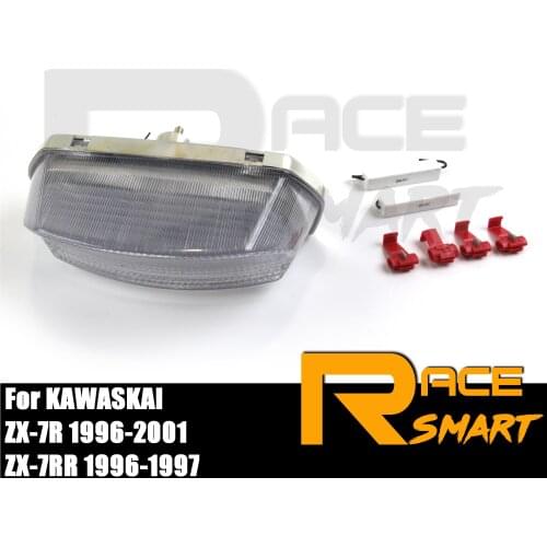 Motorcycle LED Turn Signals Brake Tail Light Taillight For KAWASAKI ZX-7R ZX7R 1996 1997 1998 1999 2000 2001 /ZX7RR ZX-7RR 96-97