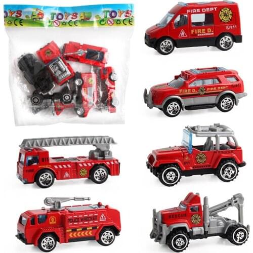 Force Control Car Set Several Alloy Engineering Vehicles Excavator Sliding Model Childrens Mini Suit Alloy Engineering