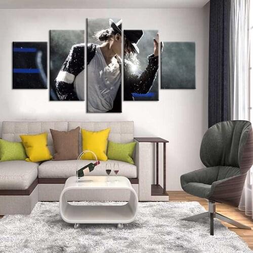 Wall Art Canvas Painting 5 Piece Figure Pictures Modern Living Prints Home Room Decor Artwork Living Room Decoration Posters