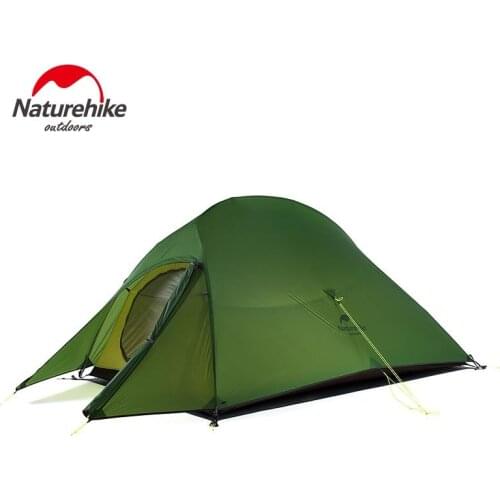 Naturehike Upgraded Cloud Up Series Ultralight Camping Tent Waterproof Outdoor Hiking Tent 20D Nylon Travel Backpacking Tent