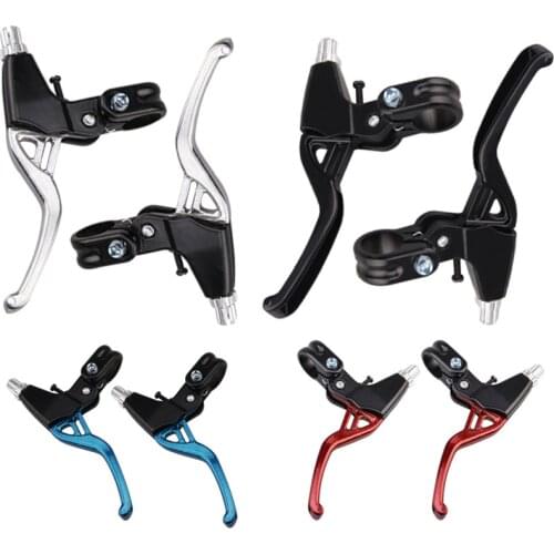 A pair Bicycle Brake Handle Bar Handlebar For Road Mountain Folding Bike Cycling Outdoor Cycling Sports Bicycle Brake Handle