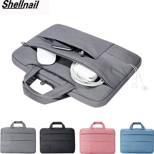 Shellnail Laptop Bag Notebook Bag 15.6 Laptop Sleeve Men Backpacks Computer Bag Business Briefcase Travel Bagpacks Makeup Bags