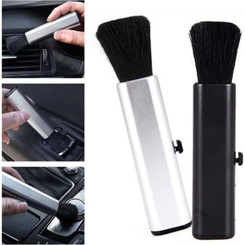 Car retractable cleaning brush For Audi A3 A4 B6 B8 B7 B5 A6 C5 C6 Q5 A5 Q7 TT A1 S3 S4 S5 S6 S8