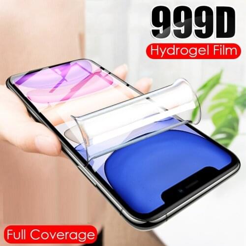 Protective Hydrogel Film for iphone 7 8 plus X XR XS max 11 12 pro Max iphone 7 8 x screen protector on iphone 6s 7