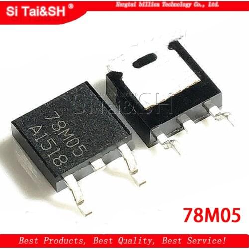 10pcs/lot 7805 78M05 L78M05CDT-TR TO-252