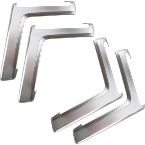 4pcs/Set Silver Car Interior Door Armrest Handle Cover Trim Fit for Toyota 4Runner 2010-2014 2015 2016 2017 2018 2019 2020 2021