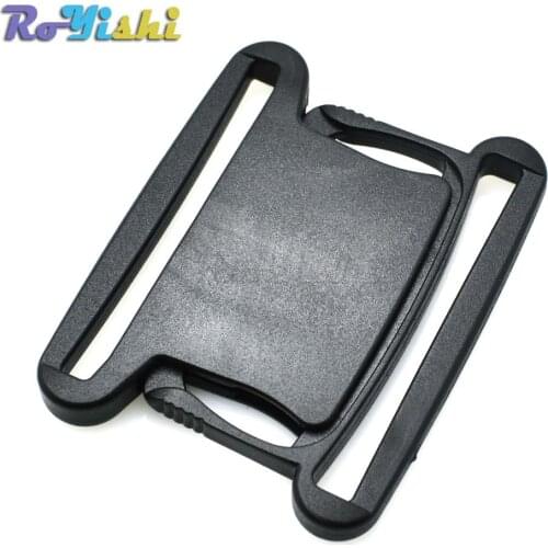 50pcs/pack 2" Plastic Side Release Buckles Backpack Straps Webbing 50mm