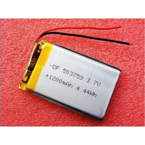 MP4 battery 053759 polymer 503759 thick 5 wide 37 long 60 mm