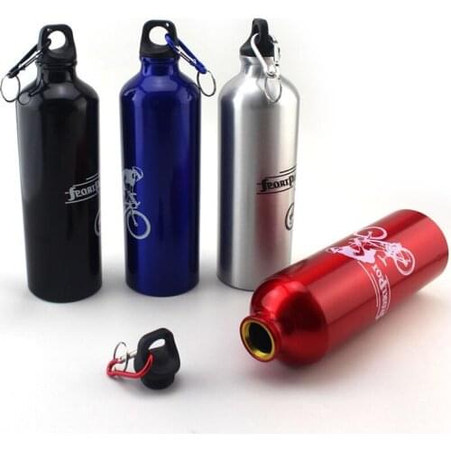 New sports bike riding Water Bottle 400-750ml outdoor portable aluminum camping climbing Water Bottles Explosive sales