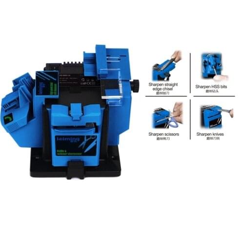 Household multi function sharpener sharpen machine,Grinding Scissors, fruit knife, planer chisel, drill