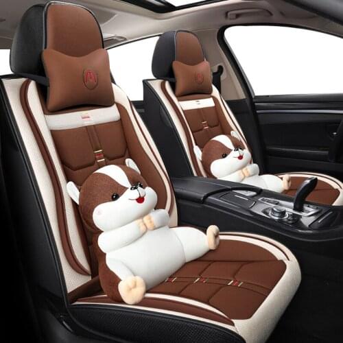 CUWEUSANG flax car seat covers For toyota avensis t25 wish prado 120 150 corolla prius 20 land cruiser 100 camry 40 50 car seats