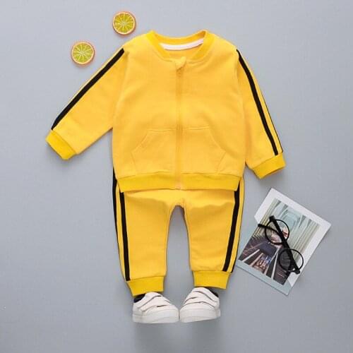 Boys Clothes Sets Spring Autumn Children Jogging Suit Cotton Coat Pants 2pcs Tracksuits For Baby Boy Kids Sports Suits Outfits