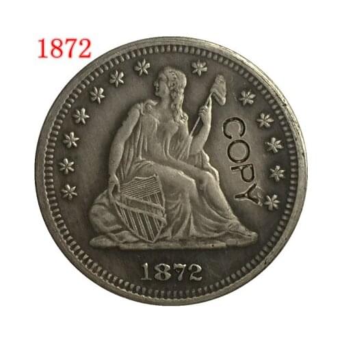 USA 1872 P,CC,S LIBERTY SEATED QUARTER DOLLARS COPY COINS