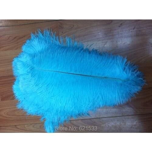 Beautiful! 30pcs Sky Blue/Turquoise Ostrich Feathers 20-22inch 50-55CM for wedding,Table Centerpieces,freeshipping