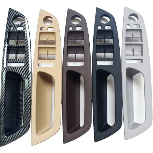 LHD RHD Upgraded Interior Door Armrest Window Lifting Switch Panel Cover Replacement For BMW X5 X6 E70 E71 E72 2007-2013
