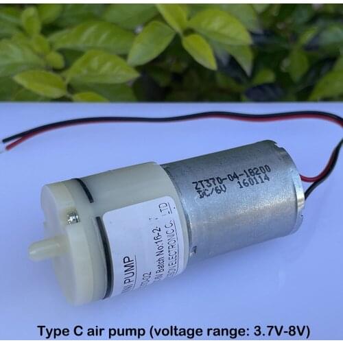 New 370 air pump M27 air pump DC 3V 3.7V 5V 6V 8V sphygmomanometer medical monitor air pump small USB oxygen pump