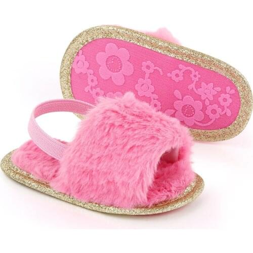 Newborn Baby Girl Soft Sole Crib Shoes Infant Toddler Summer Sandals 0-18 Months First Walker Baby Shoes Anti-slip