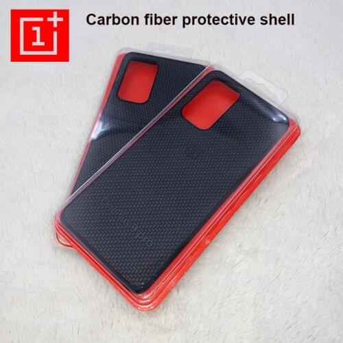 Original Oneplus Phone Case For 9 8 7T Pro 9R Carbon Fiber Shell 360 Full Protective Back Cover For Oneplus 8 8T 9 Nord N10 N100