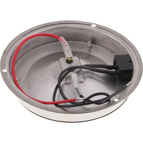 12V 10W RV Boat Ceiling Light Interior Lighting Dome Lamp with Rocker Siwtch On/OFF Button for Trailer/Camper/Marine/Yacht