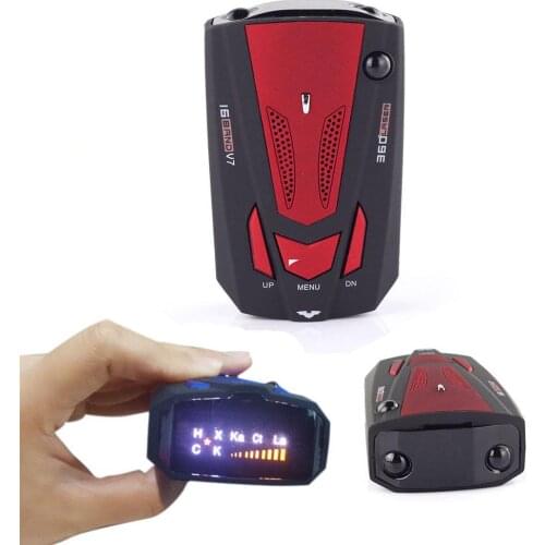 Radar Detector, City/Highway Mode 360 Degree Detection Radar Detectors with LED Display, Voice Alert and Car Speed Alarm System