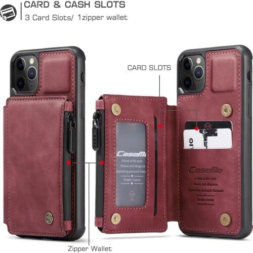 Luxury Wallet Leather Case Card Slots Cover For iPhone 12 Mini Back Flip Coque For iPhone 11 Pro XR XS Max X 6s 7 8 Plus SE 2020