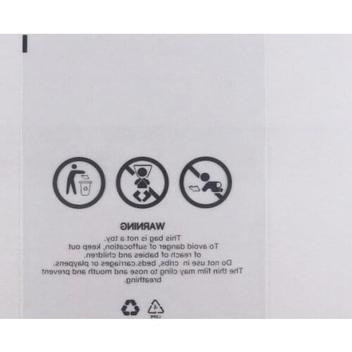 Self adhesive seal clear bopp opp plastic packaging bag with custom