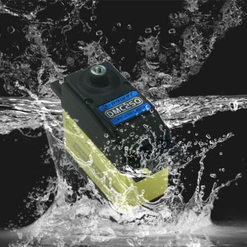 K-power DMC250 20KG Digital Coreless Motor Mid-AL Case Tianium Gear Waterproof RC Servo for Plane Car Robot