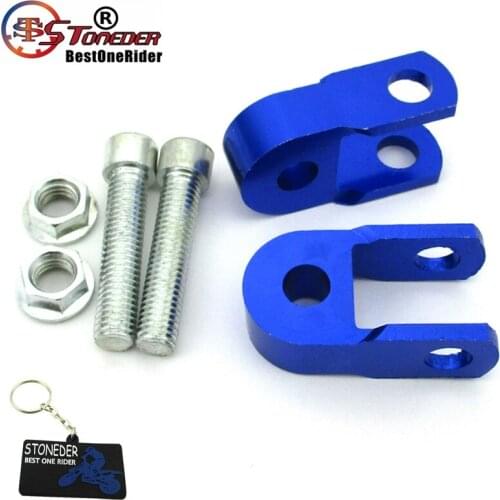 STONEDER Aluminum Blue Shock Absorber Height Extension Extender Riser Taper For ATV Motorcycle Pit Dirt Bike Quad Taotao SSR