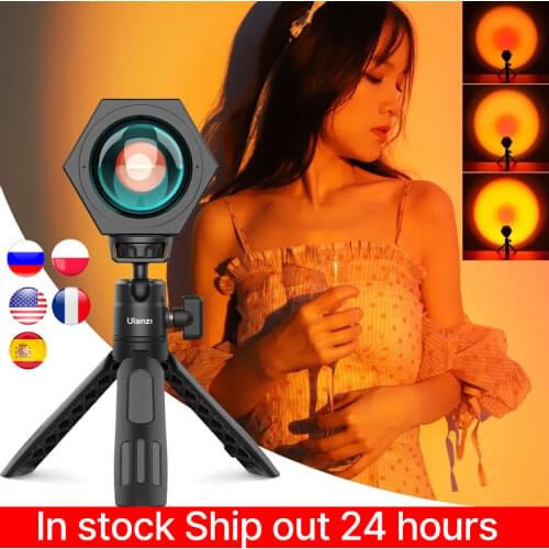 Ulanzi S1 Lite Sunset Light Video Light For Photography Live Streaming Projector Atmosphere Light Night Lamp Bar Coffee Stores