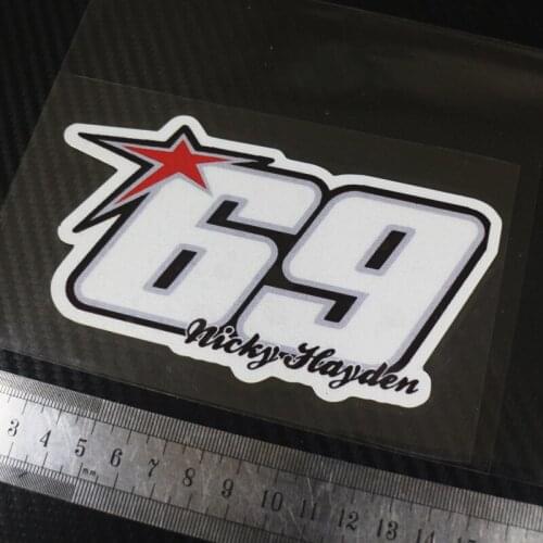 1PCS moto GP Styling Sticker Nicky 69 KID Reflective sticker