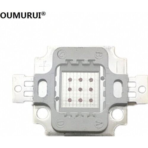 10W LED COB chip RED Light High power LED Red 620-625nm 300mA 20V 300-400LM 32*32mil EPILEDS Chip Free shipping 10pcs