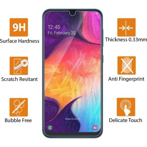 2.5D 9H Tempered Glass For Samsung Galaxy A50 A50S Screen Protector For Samsung Galaxy A50 A50S Protective film