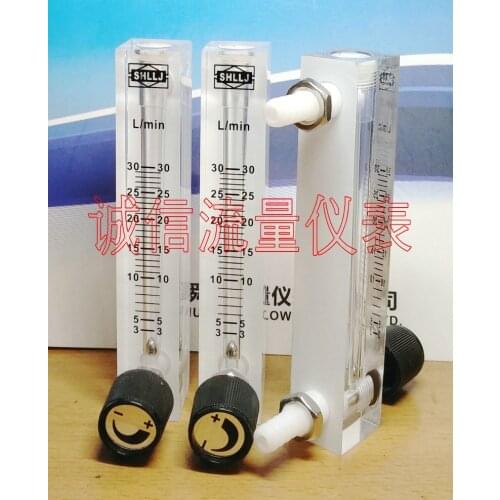 3-30L/min LZQ-7 adjustable panel gas flowmeter air float flowmeter
