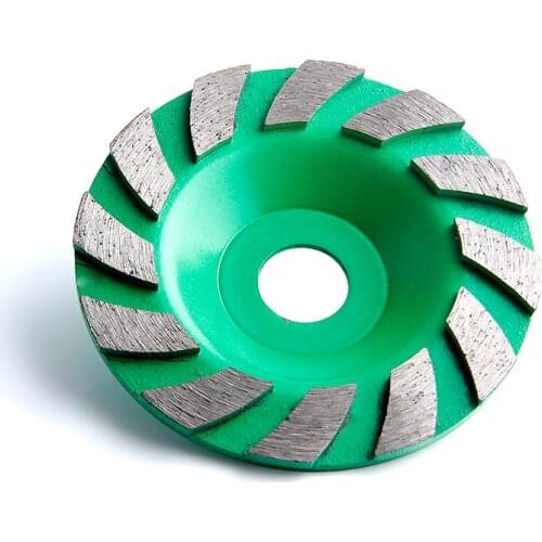 4inch/100mm Concrete Diamond Wheel Disc Bowl Grinding Cup For Angle Grinder Granite Marble Stone Polishing Building Industry