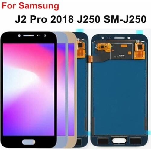 5.0" SM-J250 LCD For Samsung Galaxy J2 Pro 2018 LCD J250 SM-J250 Touch Screen Digitizer Assembly For Samsung j2Pro J250F LCD