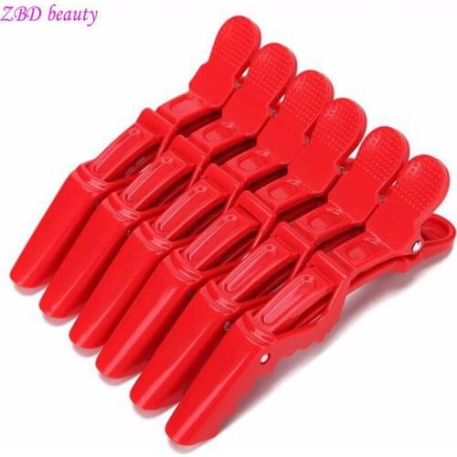 5Pcs/pack Hairdressing Sectioning Clips Crocodile Hair Clips Durable Hair Alligator Clip Used To Salon Hair Styling Tools