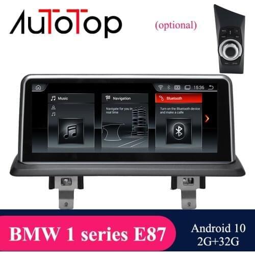 AUTOTOP 10.25" Car Multimedia Player for BMW E87 Android 10.0 2 Din Autoradio for BMW Series 1 E87 E81 E82 E88 2004-2012 CCC CIC