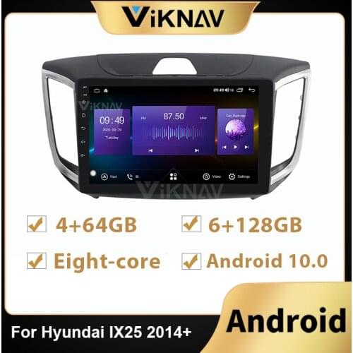 Android Car Radio GPS Navigation Multimedia Player For Hyundai IX25 2014 2015 2016 2017 2018 2019 2020 Auto DVD Stereo headunit