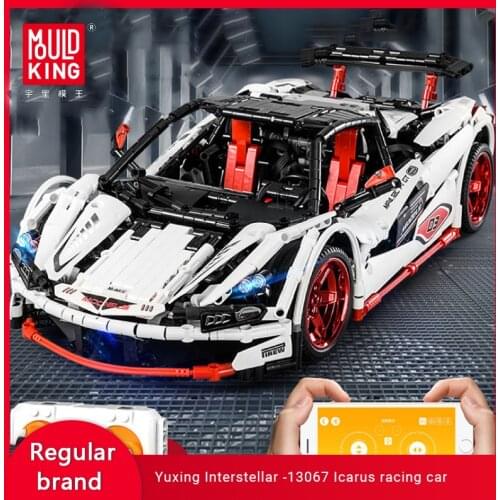 MOULD KING MOC 13067 High-tech Icarus Racing Building Blocks Series Mobile App Programming Remote Control Assembling Toys