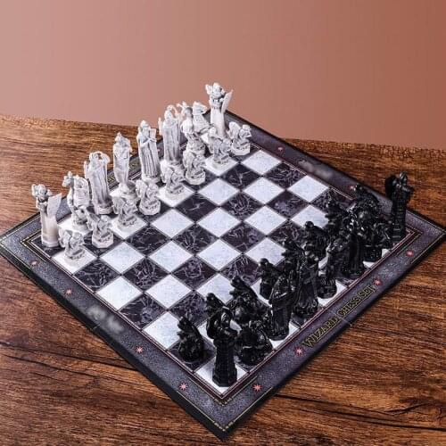 Hogwars Wizard Chess Potter Ron Final Challenge Collection Toy Game knight Cosplay International Chess Christmas Birthday Gift