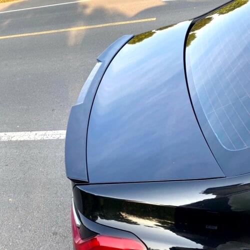 Carbon color & Black Car Rear Trunk Spoiler Wing Lip For BMW G11 G12 7 Series Sedan 4-Door 2015+ 2020 Boot Lip Wing Spoiler