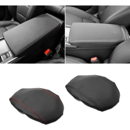 Armrest Leather Cover For Honda Accord 10th Gen 2018 2019 Car Interior Center Control Armrest Box Elastic Band Cover Trim