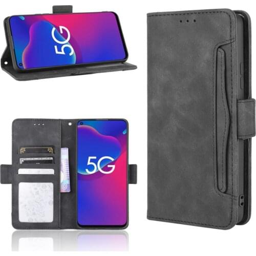 Leather Phone Case for ZTE Blade V2020 / A3 2020 Back Cover Flip Wallet with Stand Coque