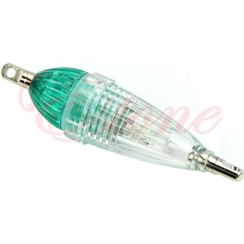 Flashing LED Deep Drop Underwater Fishing Squid Lure Red Light Flashing Lamp New