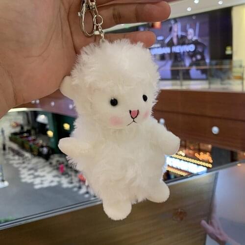 Cute cartoon lamb stuffed toys key ring key chain pendant Doll Little sheep dolls