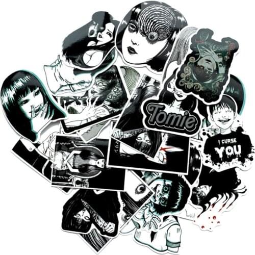 Horror Anime Stickers Scrapbook Suitcase Skateboard Laptop Luggage Graffiti Funny Cool Decoration Waterproof Sticker Pack 21PCS