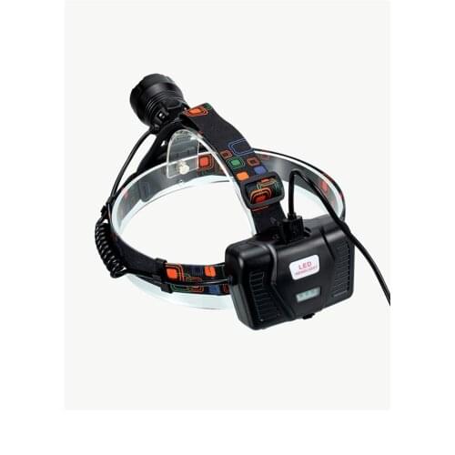 The new p70 strong light head lamp highlights the long-range USB charging red light warning fishing light and work inspection li